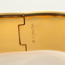 HERMES Emilel GM Bracelet Metal Cloisonne Gold Blue Auth bs35861V-14