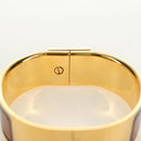 HERMES Emilel GM Bracelet Metal Cloisonne Gold Blue Auth bs35861V-6
