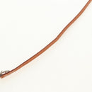 HERMES Appi 3 Bracelet Leather Brown Silver Auth bs35862M-10