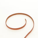 HERMES Appi 3 Bracelet Leather Brown Silver Auth bs35862M-11