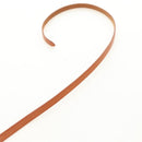 HERMES Appi 3 Bracelet Leather Brown Silver Auth bs35862M-9