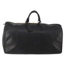 LOUIS VUITTON Epi Keepall 60 Boston Bag Noir M42942 LV Auth bs35863-1