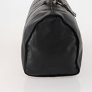 LOUIS VUITTON Epi Keepall 60 Boston Bag Noir M42942 LV Auth bs35863-4