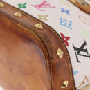 LOUIS VUITTON Monogram Multicolor Alma Hand Bag White M92647 LV Auth bs35864-18