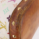 LOUIS VUITTON Monogram Multicolor Alma Hand Bag White M92647 LV Auth bs35864-19