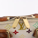 LOUIS VUITTON Monogram Multicolor Alma Hand Bag White M92647 LV Auth bs35864-21