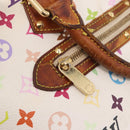 LOUIS VUITTON Monogram Multicolor Alma Hand Bag White M92647 LV Auth bs35864-22