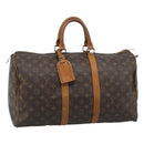 LOUIS VUITTON Monogram Keepall 50 Boston Bag M41426 LV Auth bs35866-1