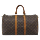LOUIS VUITTON Monogram Keepall 50 Boston Bag M41426 LV Auth bs35866-2