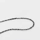 CHANEL Chain Shoulder Bag Canvas Black Silver CC Auth bs35870-14