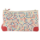 Christian Louboutin Shoulder Bag Leather White Red Auth bs35872-2