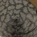 SAINT LAURENT Boston Bag PVC Black Khaki Auth bs35876-14