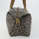 SAINT LAURENT Boston Bag PVC Black Khaki Auth bs35876-3