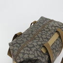 SAINT LAURENT Boston Bag PVC Black Khaki Auth bs35876-6