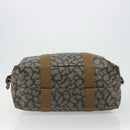 SAINT LAURENT Boston Bag PVC Black Khaki Auth bs35876-5