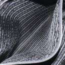 PRADA Tote Bag Leather Black Silver Auth bs35877-23