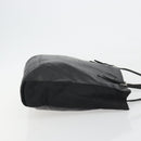 PRADA Tote Bag Leather Black Silver Auth bs35877-3