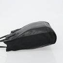 PRADA Tote Bag Leather Black Silver Auth bs35877-4