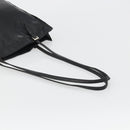 PRADA Tote Bag Leather Black Silver Auth bs35877-7