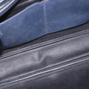 PRADA Business Bag Saffiano leather Blue Silver Auth bs35878-10