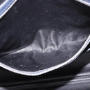 PRADA Business Bag Saffiano leather Blue Silver Auth bs35878-24