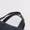 PRADA Business Bag Saffiano leather Blue Silver Auth bs35878-8