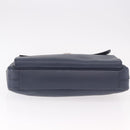 PRADA Business Bag Saffiano leather Blue Silver Auth bs35878-5