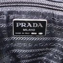 PRADA Hand Bag Leather Red Gold Auth bs35879-18