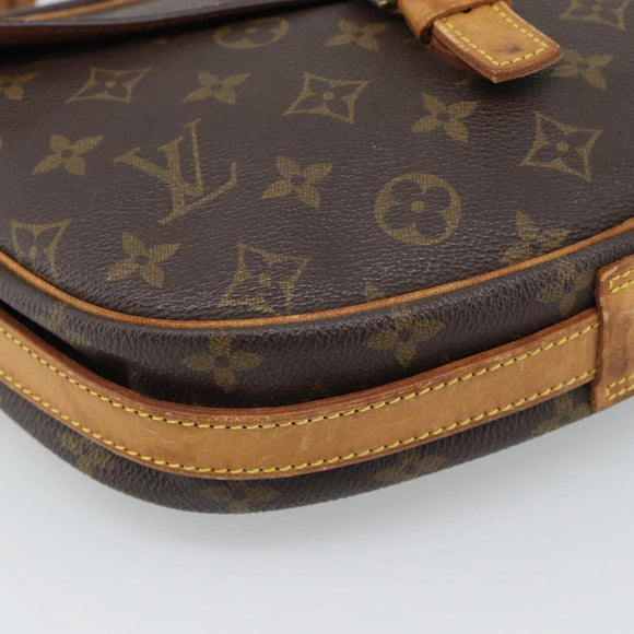 LOUIS VUITTON Monogram Jeune Fille GM Shoulder Bag M51225 LV Auth bs35881