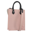 LOUIS VUITTON Epi Petit Sac Plat Hand Bag Rose Valerine M69575 Auth bs35888SAV-1