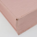 LOUIS VUITTON Epi Petit Sac Plat Hand Bag Rose Valerine M69575 Auth bs35888SAV-16