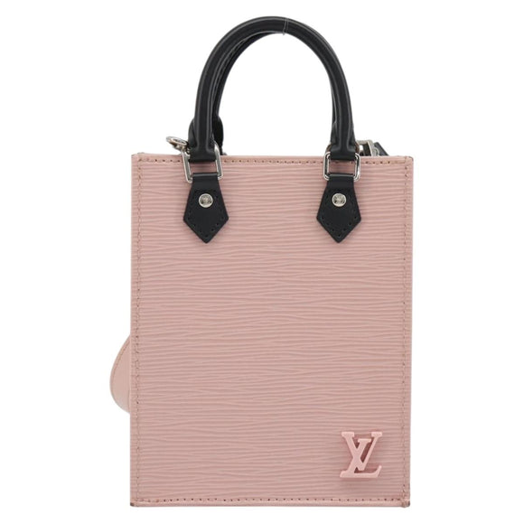 LOUIS VUITTON Epi Petit Sac Plat Hand Bag Rose Valerine M69575 Auth bs35888SAV