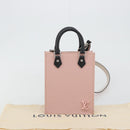 LOUIS VUITTON Epi Petit Sac Plat Hand Bag Rose Valerine M69575 Auth bs35888SAV-12
