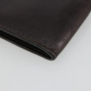 LOUIS VUITTON Utah Porte Cles Badge Pouch Leather Brown M92539 LV Auth bs35889-16