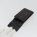 LOUIS VUITTON Utah Porte Cles Badge Pouch Leather Brown M92539 LV Auth bs35889-8