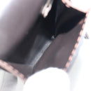 LOUIS VUITTON Utah Porte Cles Badge Pouch Leather Brown M92539 LV Auth bs35889-11