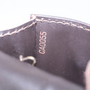 LOUIS VUITTON Utah Porte Cles Badge Pouch Leather Brown M92539 LV Auth bs35889-18