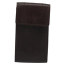 LOUIS VUITTON Utah Porte Cles Badge Pouch Leather Brown M92539 LV Auth bs35889-13