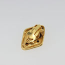CHANEL Earring Metal Gold Tone CC Auth bs35890-3