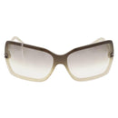 CHANEL Sunglasses plastic White CC Auth bs35891-2