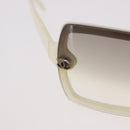 CHANEL Sunglasses plastic White CC Auth bs35891-6
