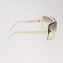 CHANEL Sunglasses plastic White CC Auth bs35891-7