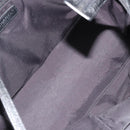 CHANEL Matelasse Hand Bag Coated Canvas Black Silver CC Auth bs35892-18