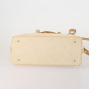 BURBERRY Boston Bag Leather Canvas 2 Set Black Beige Auth bs35900-16