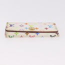 LOUIS VUITTON Multicolor Multicles 4 Key Case 2 Set White LV Auth bs35901-13