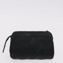 CHANEL Pouch Leather Satin Patent 3 Set Black CC Auth bs35903-10