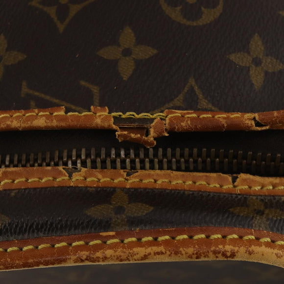 LOUIS VUITTON Monogram Sackshan 55 Pet Carry M42021 LV Auth bs35904