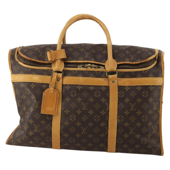 LOUIS VUITTON Monogram Sackshan 55 Pet Carry M42021 LV Auth bs35904