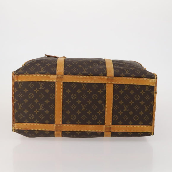 LOUIS VUITTON Monogram Sackshan 55 Pet Carry M42021 LV Auth bs35904