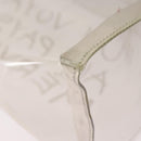 HERMES Vinyl Kelly Hand Bag Vinyl Clear Gold Auth bs35905-13